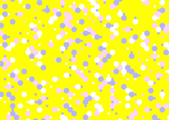 背景 タイル 幾何学的な金平糖形の模様