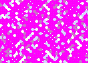 背景 タイル 幾何学的な金平糖形の模様