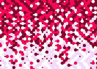 背景 タイル 幾何学的な金平糖形の模様