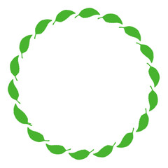 Frame,green laurel wreath,green leaves frame,laurel wreath vector illustration