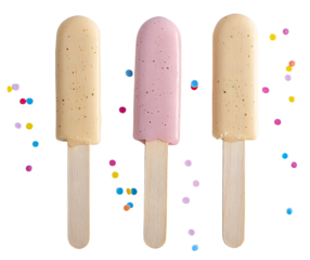 Ice cream wooden sticks.