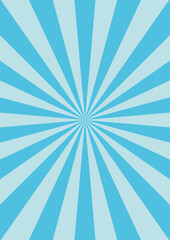 青色の集中線が扇状に広がるイメージ背景　縦構図
A vertical composition of a background with blue convergent lines spreading out in a fan shape