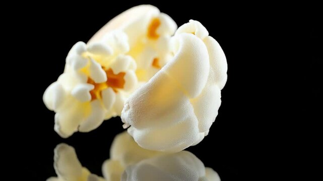 Corn kernels turn into popcorn