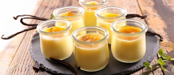 A glass of white milk and a fresh fruit smoothie offer a healthy and nutritious breakfast drink