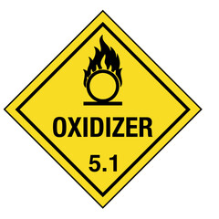 Obraz premium Hazardous Material HAZMAT Dia...
