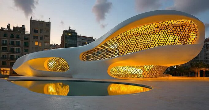 Modern architectural building design