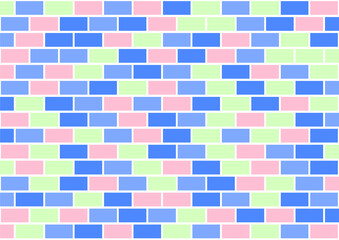 背景 タイル レンガ模様 隙間付き 横並び