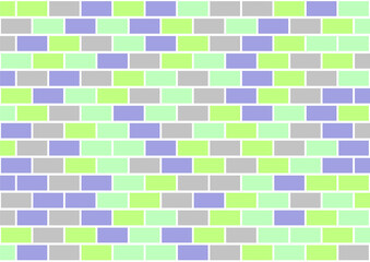 背景 タイル レンガ模様 隙間付き 横並び