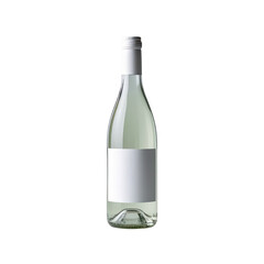 Isolated Wine Bottle On Transparent Background, Generative AI
