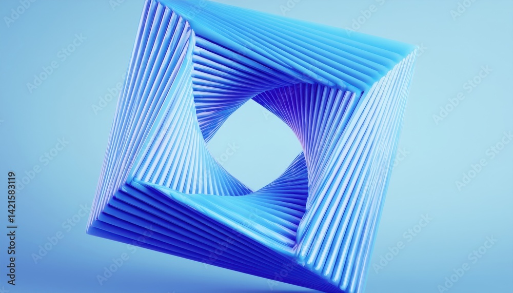 Aufkleber abstract blue wave texture for web design and branding