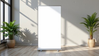 Event setup for corporate presentation modern office space digital display setup bright environment professional viewpoint