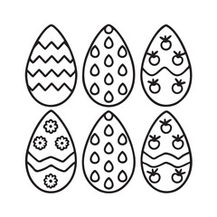 Comfy Patterns Coloring Pages for Adults and Kids, Bold and Easy Coloring Page, Simple and Big Designs, Line Art Victor Illustration, Black and White