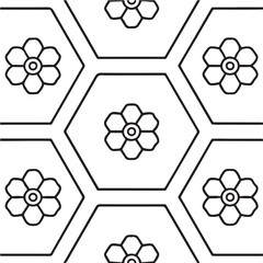 Obraz premium Comfy Patterns Coloring Pages for Adults and Kids, Bold and Easy Coloring Page, Simple and Big Designs, Line Art Victor Illustration, Black and White