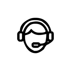 Customer service business icon