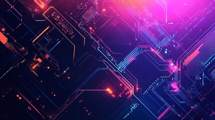 Fototapeta premium abstract technology background