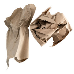 morceau de papier froissé, PNG sur fond transparent 