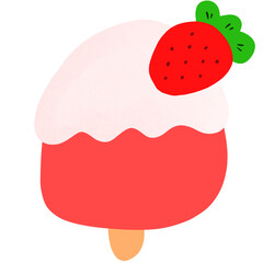 Strawberry ice cream
