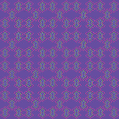 seamless damask pattern in violet tone