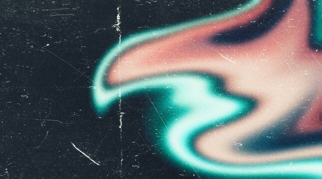 Abstract blurred grainy gradient background texture. Digital grain dust soft noise effect. Vintage old blurred dusted abstract background Worn music Album Cover with Ringwear Square image