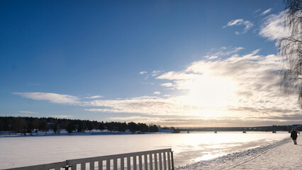 雪景色のケミがわ