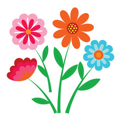 Vibrant botanical flower pack for summer and spring