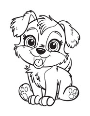Cute Animal Coloring Pages, Coloring book, Animals, victor, animals line art, illustration, black & white Designs