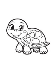 Cute Animal Coloring Pages, Coloring book, Animals, victor, animals line art, illustration, black & white Designs