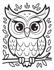 Cute Animal Coloring Pages, Coloring book, Animals, victor, animals line art, illustration, black & white Designs