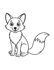 Cute Animal Coloring Pages, Coloring book, Animals, victor, animals line art, illustration, black & white Designs