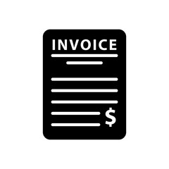 Invoice  icon vector design templates simple and modern
