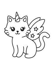 Cute Animal Coloring Pages, Coloring book, Animals, victor, animals line art, illustration, black & white Designs