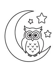 Cute Animal Coloring Pages, Coloring book, Animals, victor, animals line art, illustration, black & white Designs