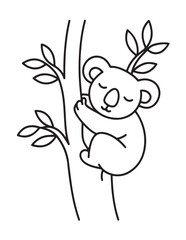 Cute Animal Coloring Pages, Coloring book, Animals, victor, animals line art, illustration, black & white Designs