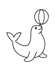 Cute Animal Coloring Pages, Coloring book, Animals, victor, animals line art, illustration, black & white Designs