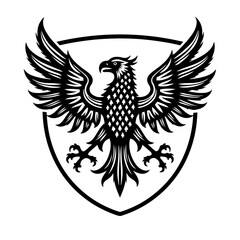 Obraz premium eagle with wings vector, bird, eagle, vector, silhouette, wing, animal, flying, wings, illustration, tattoo, nature, fly, black, dove, design, symbol, feather, birds, flight, hawk, wildlife, freedom, 