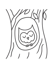Obraz premium Cute Animal Coloring Pages, Coloring book, Animals, victor, animals line art, illustration, black & white Designs