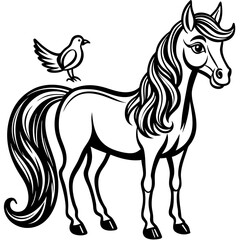 horse vector illustration