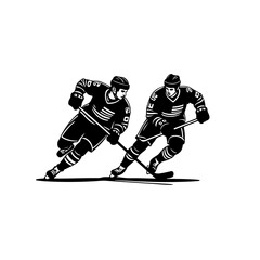 hockey players vector