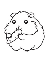 Cute Animal Coloring Pages, Coloring book, Animals, victor, animals line art, illustration, black & white Designs