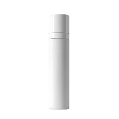 Deodorant stick mockup with twist-up base, modern matte texture, and clean label, standing on a pure white background 