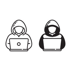 Elegant icon set for mobile app user experience design