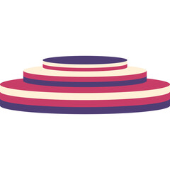 Colorful Podium Stage