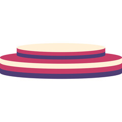 Colorful Podium Stage