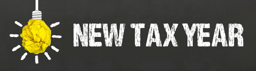 Fototapeta premium New Tax Year 
