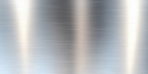 A sleek, brushed metal surface displaying subtle reflections and a smooth texture, conveying a modern and industrial aesthetic.