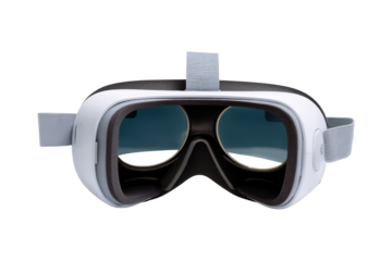Virtual reality goggles indoor view