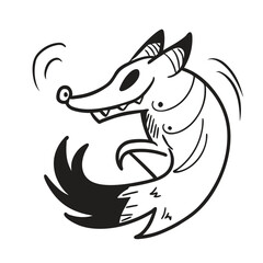 Mystical wolf silhouette designs in nature scenes with spiritual, emotional and tribal elements vector illustration
