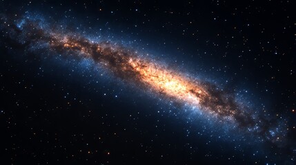 Gaze up at the serene blackness of night to behold the beauty of stars shining from afar