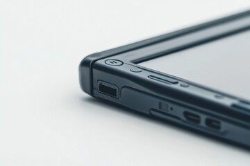 Power bank with multiple ports displayed on a white surface, ideal for charging devices on the go and perfect for travel or daily use