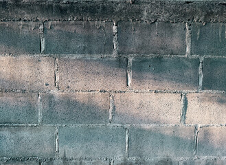 Old concrete wall and light of sun